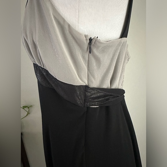 Jonathan Martin Petite Midi Strap Chiffon Studded Dress Size 10 P Party Cocktail - Picture 3 of 11